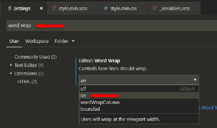 How To Enable Word Wrap To Disable Horizontal Scrolling In Vs Code How To Enable Word Wrap To Disable Horizontal Scrolling In Vs Code